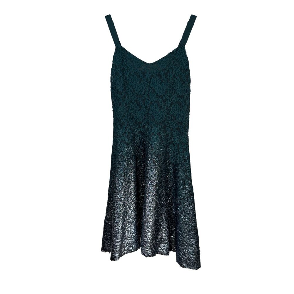 FREE PEOPLE Size Small Lace Frost Ombre Mini Dress Prom Graduation Formal